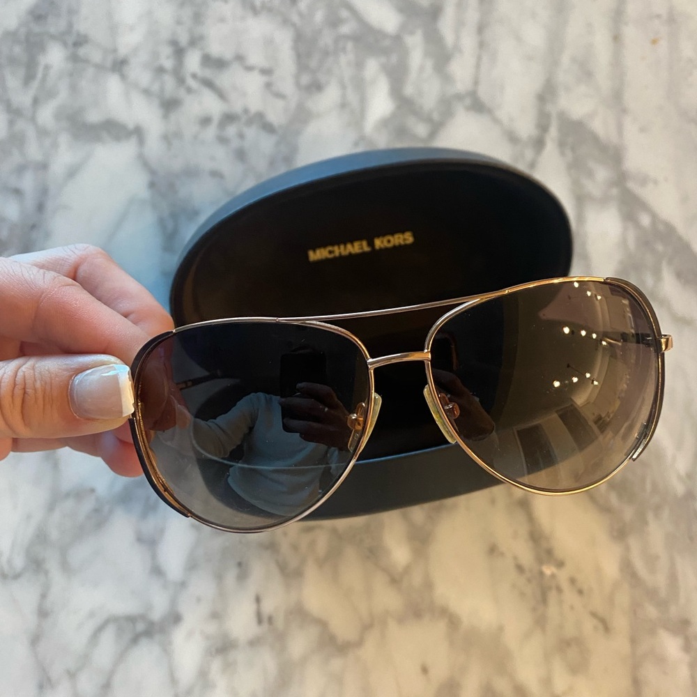 Michael Kors Aviator Sunglasses